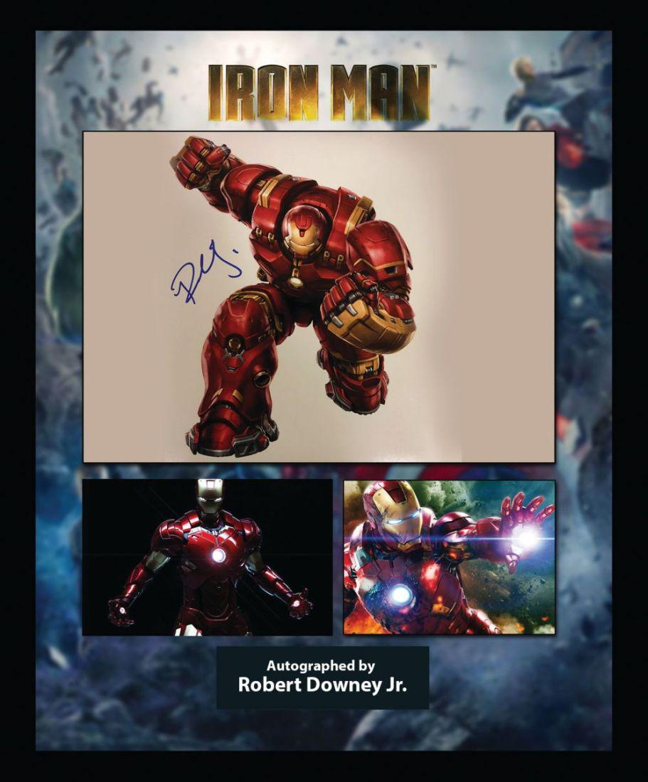 Robert Downey Jr. Signed Iron Man Artist Series (1 of 1)