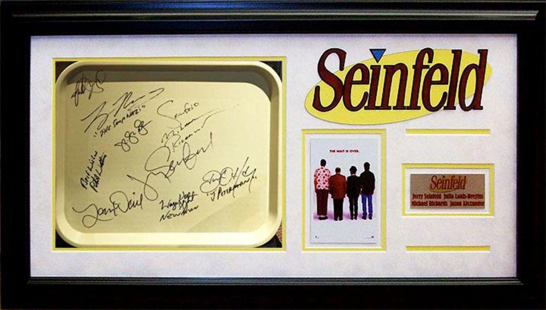 Seinfeld Signed Lunch Tray (1 of 1)
