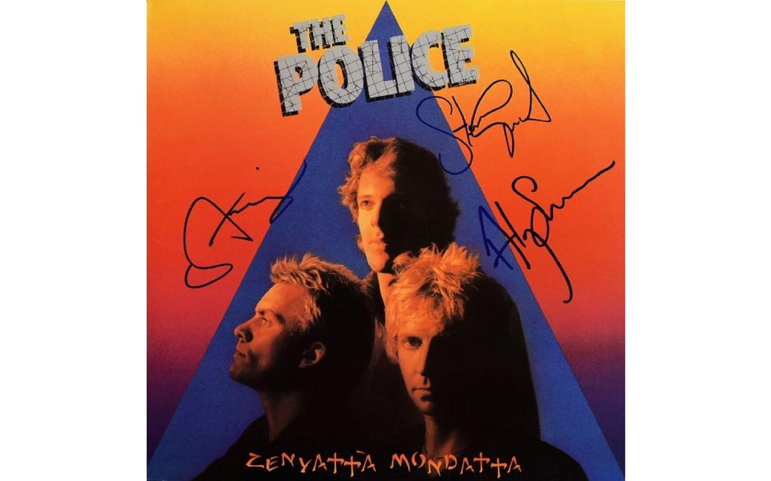 Police Signed Zenyatta Mondatta - 1980 Album (1 of 1)