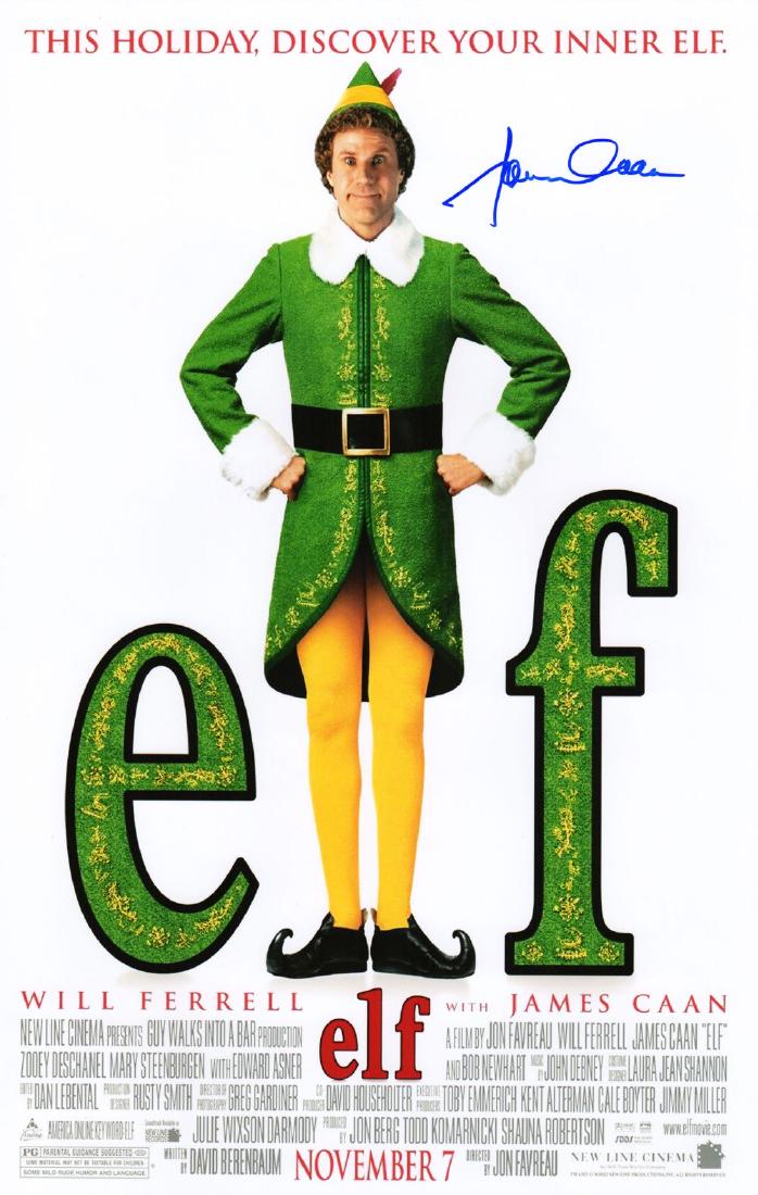 James Caan Signed Elf 11x17 Movie Poster (1 of 1)