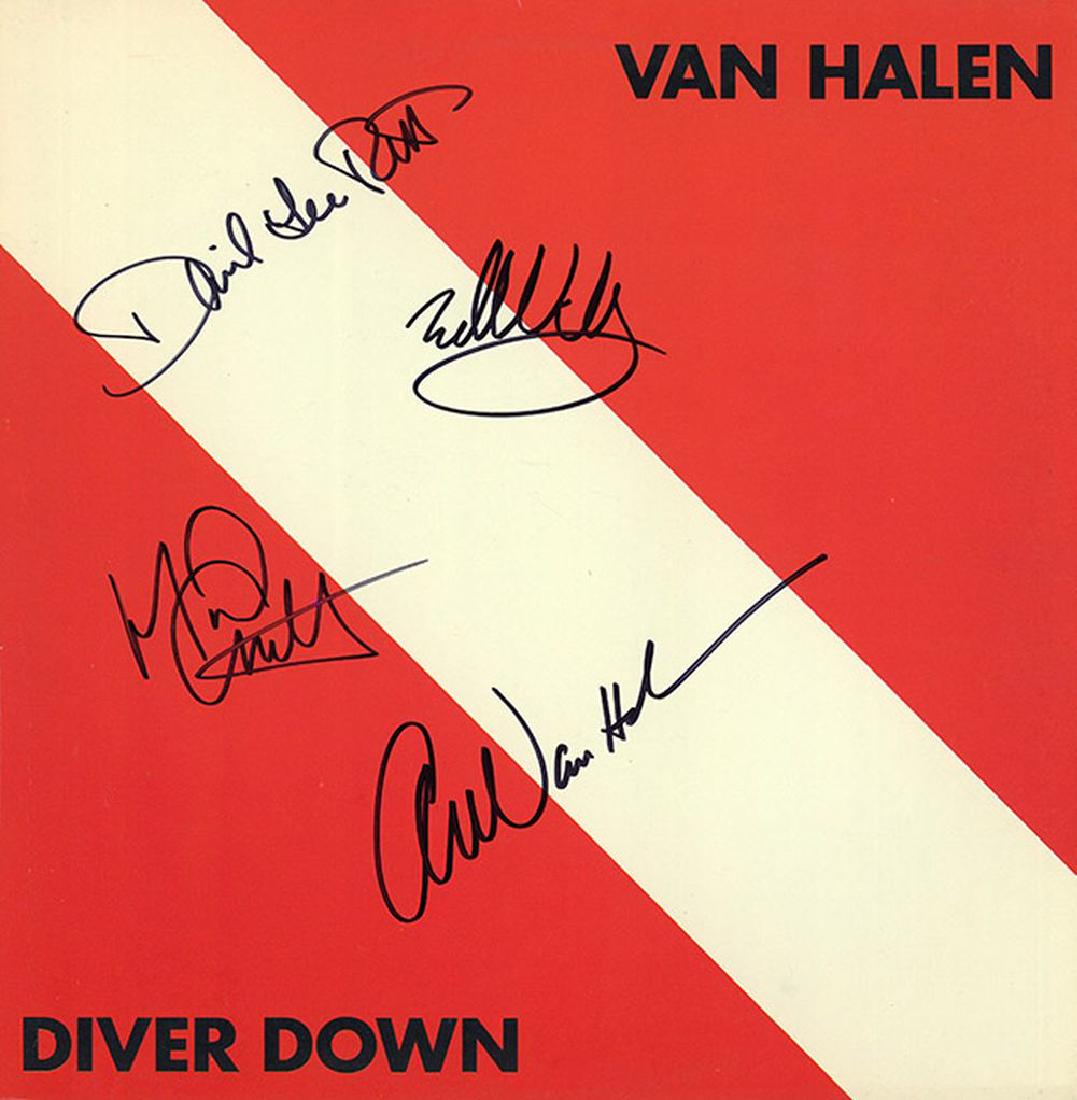 Van Halen "Diver Down" Signed Album (1 of 1)