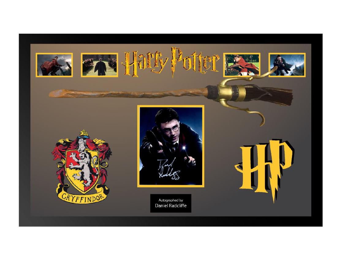 Harry Potter Framed Quidditch Brooom (1 of 1)