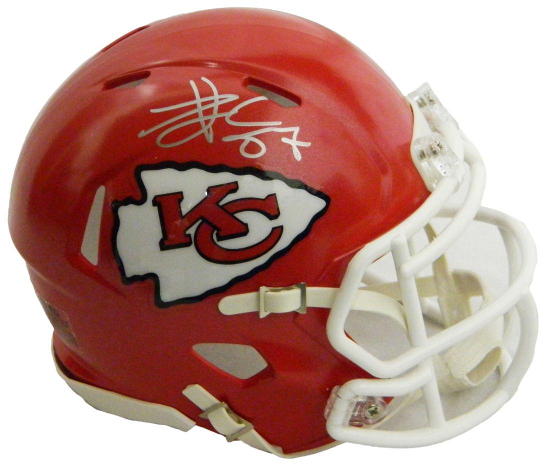 Travis Kelce Signed Kansas City Chiefs Riddell Speed (1 of 1)