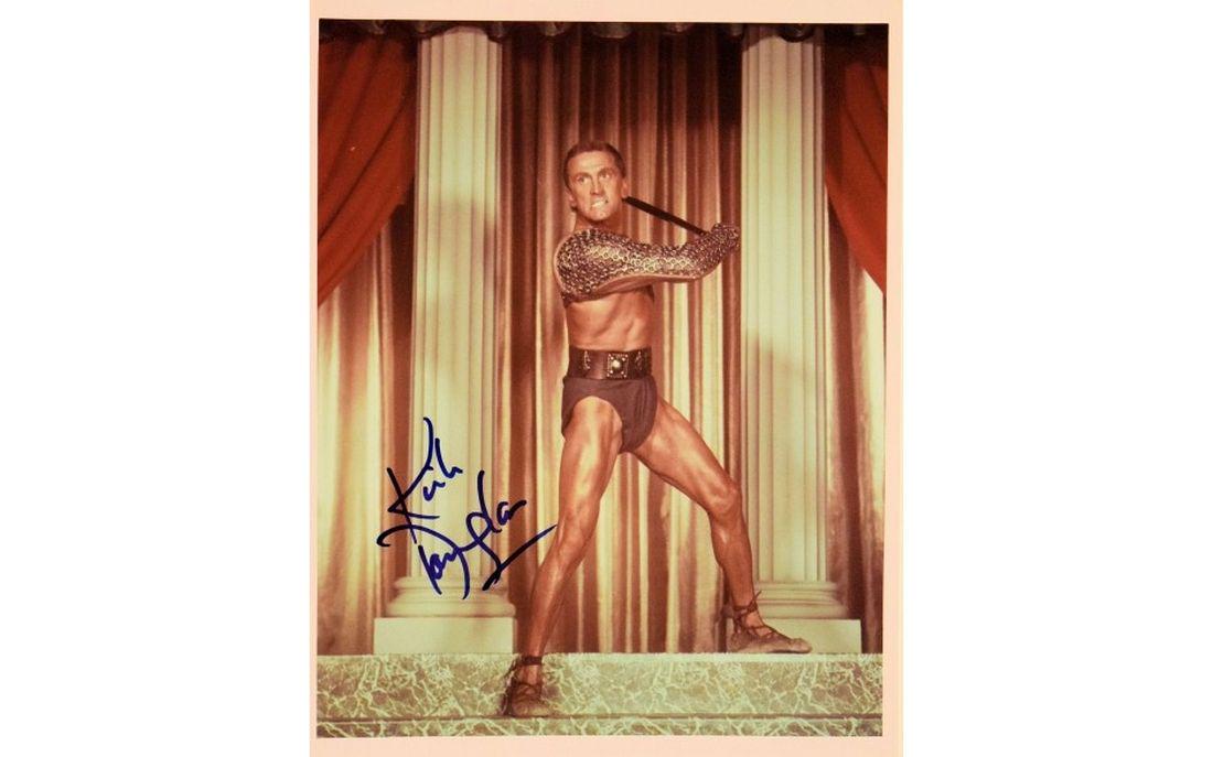 Kirk Douglas Signed Spartacus Photo (1 of 1)