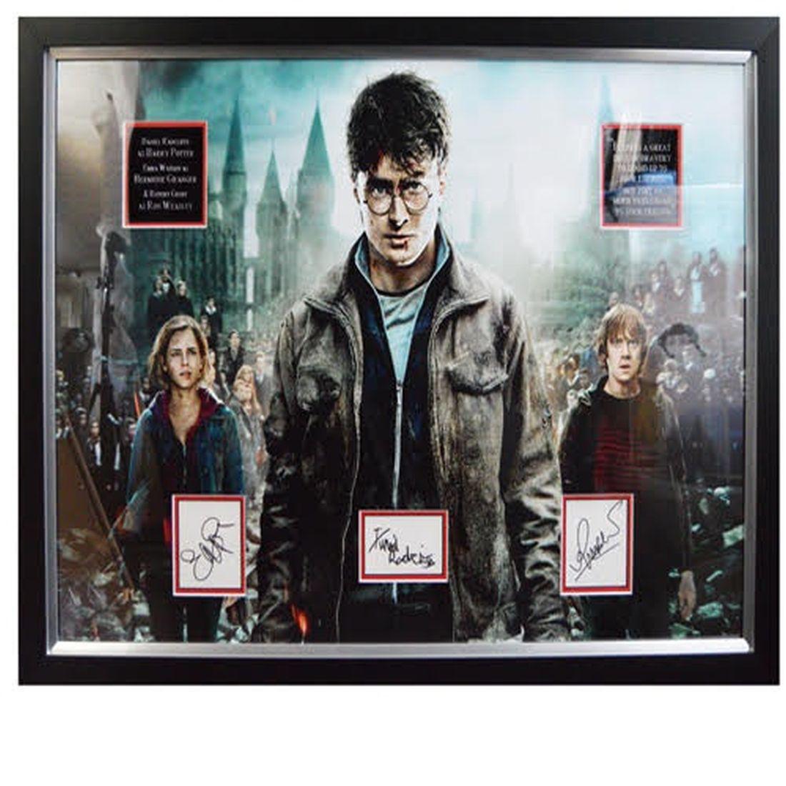 Harry Potter Cast Framed Signatures Collage (1 of 1)