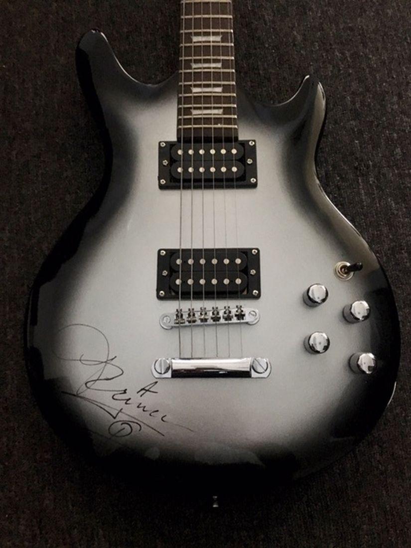 Prince Signed Gray Sunburst Guitar (1 of 1)