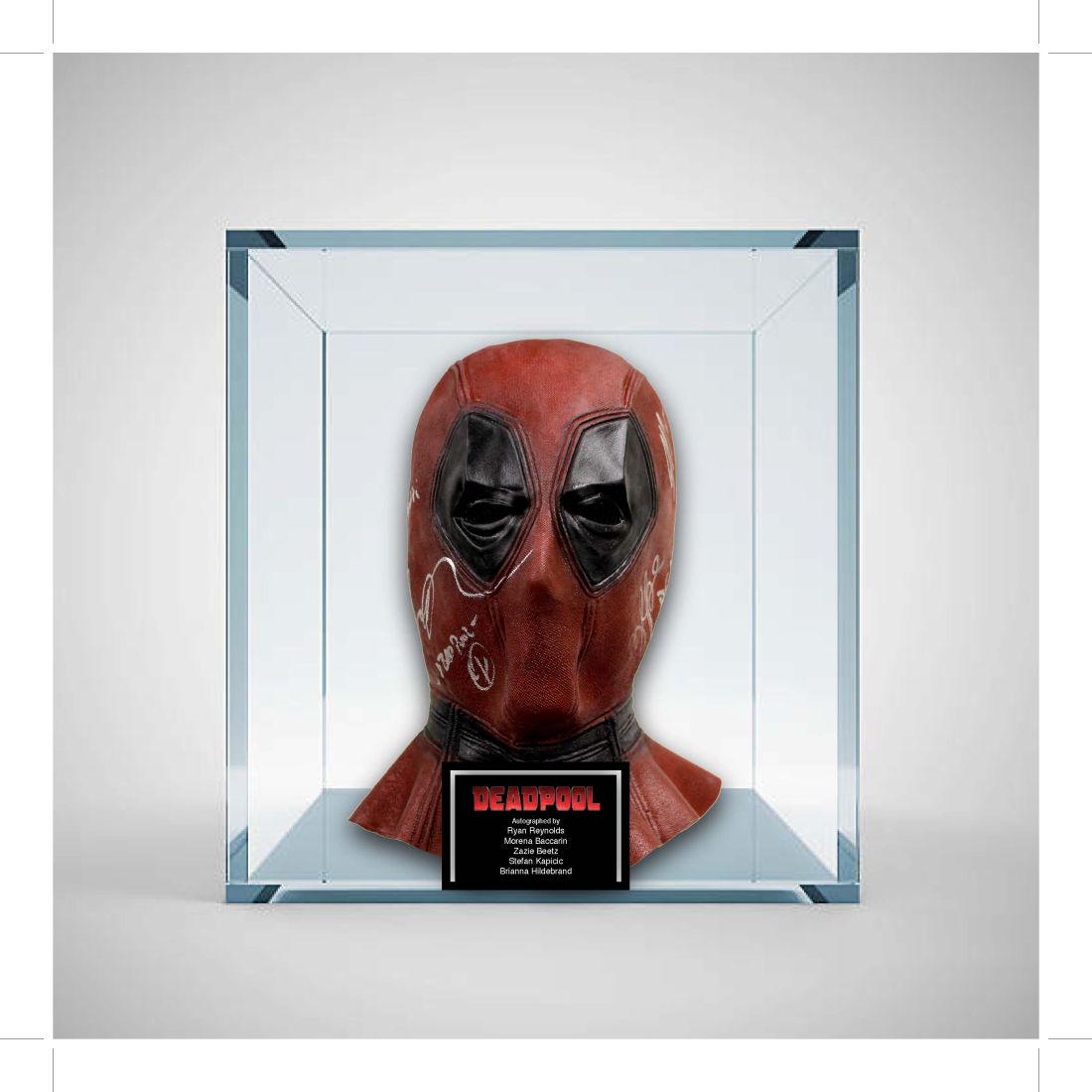 Deadpool Cast Signed Mask (1 of 1)