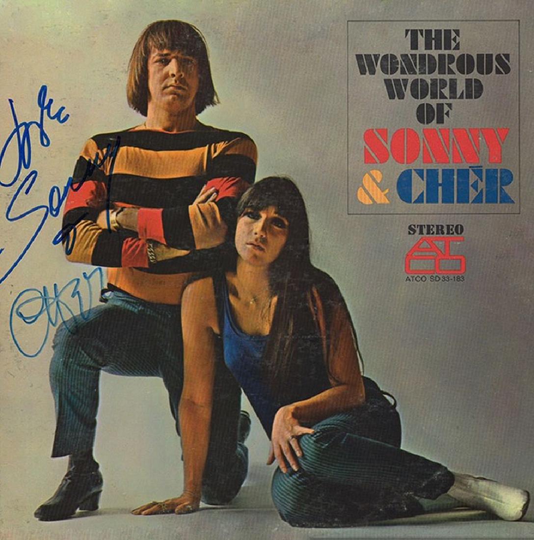 Sonny & Cher Signed "The Wondrous World of Sonny And (1 of 1)