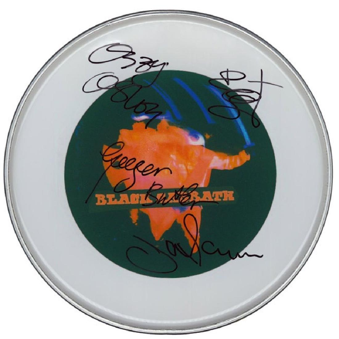 Black Sabbath Signed Drum Head (1 of 1)