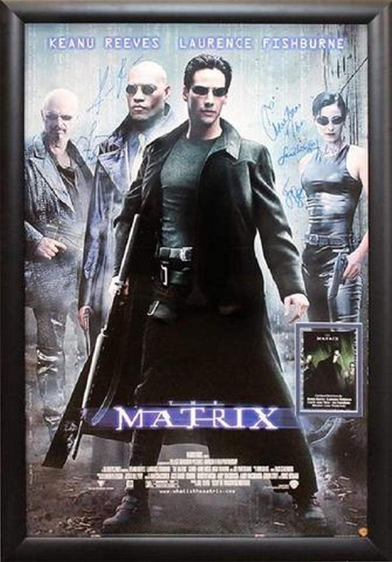 The Matrix - Signed Movie Poster (1 of 1)
