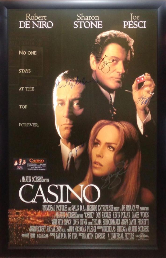 Casino Cast Signed Movie Poster (1 of 1)