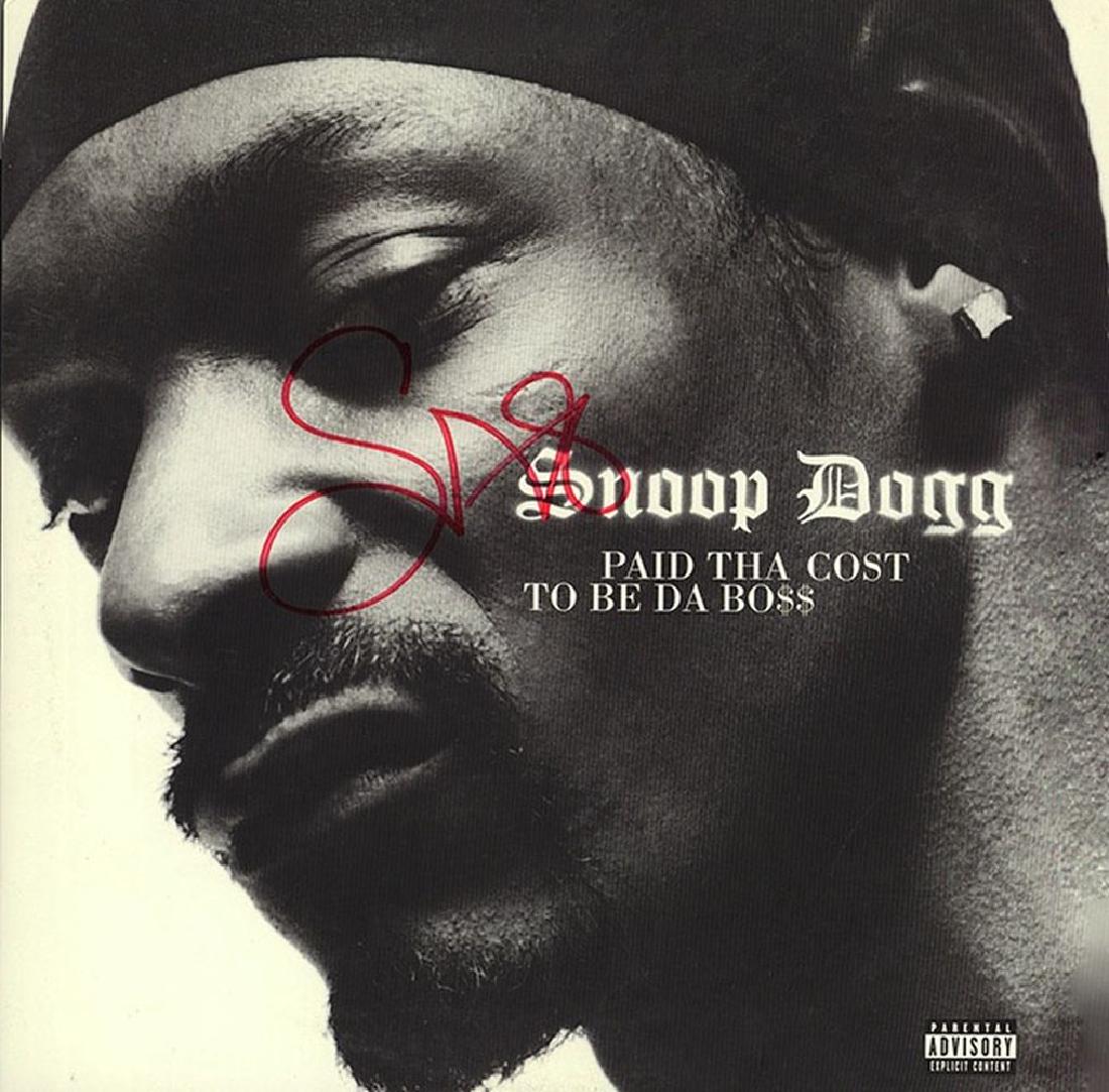 Snoop Dogg Signed Paid Tha Cost To Be Da Bo$$ Album (1 of 1)