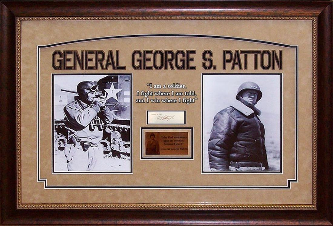 General George S. Patton Framed Signature Collage (1 of 1)