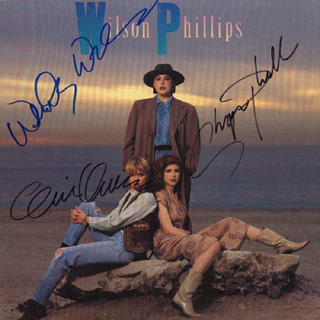 ウィルソン　フィリップス　Wilson Phillips サイン入りポラロイド Wilson Phillips Signed Self Titled Album