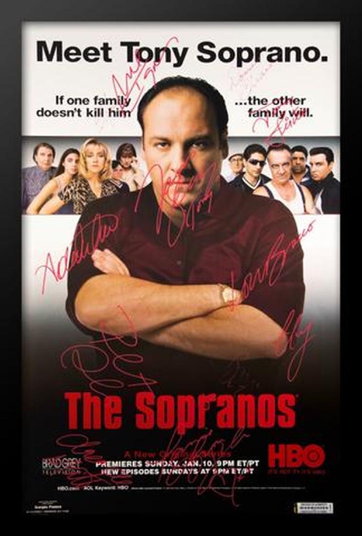 Sopranos -  Signed TV Series Poster (1 of 1)