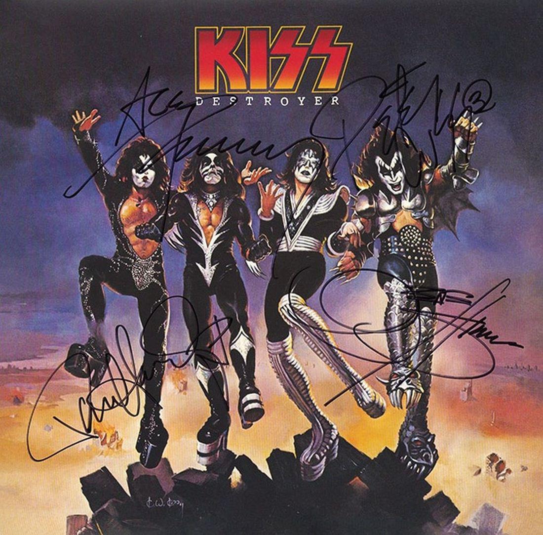 KISS Destroyer Signed Album (1 of 1)