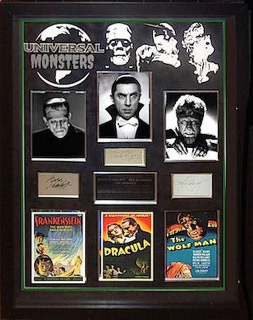 Universal Monsters Signed Star Collage (1 of 1)