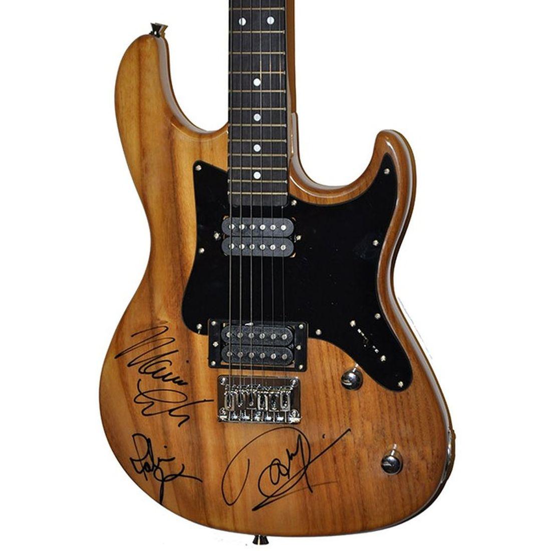 The Bee Gees Band Signed Strat-Style Guitar (1 of 1)