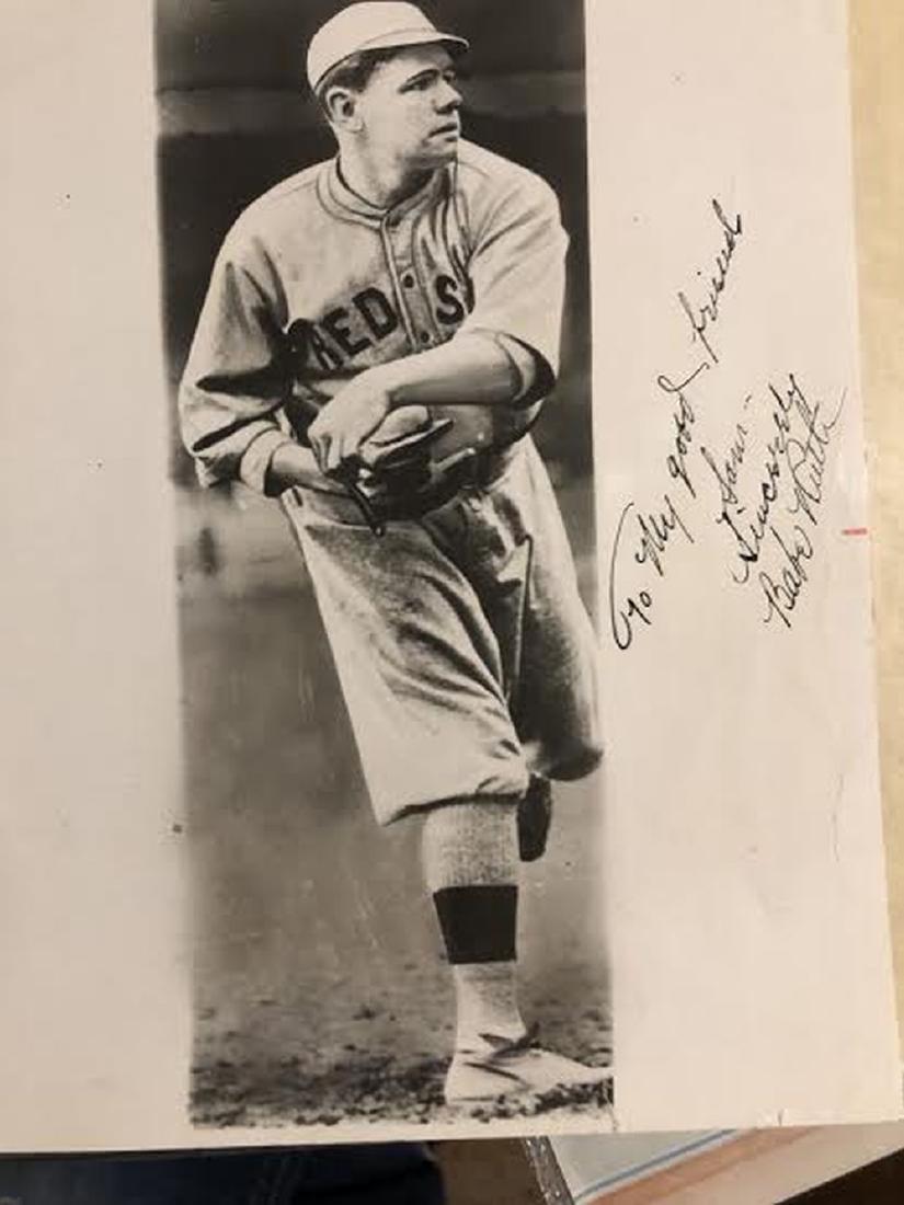 Babe Ruth Signed Photo: Signed by Babe Ruth