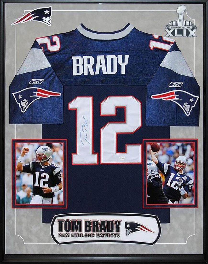 Tom Brady Signed Patriots Jersey: Signed by Tom Brady