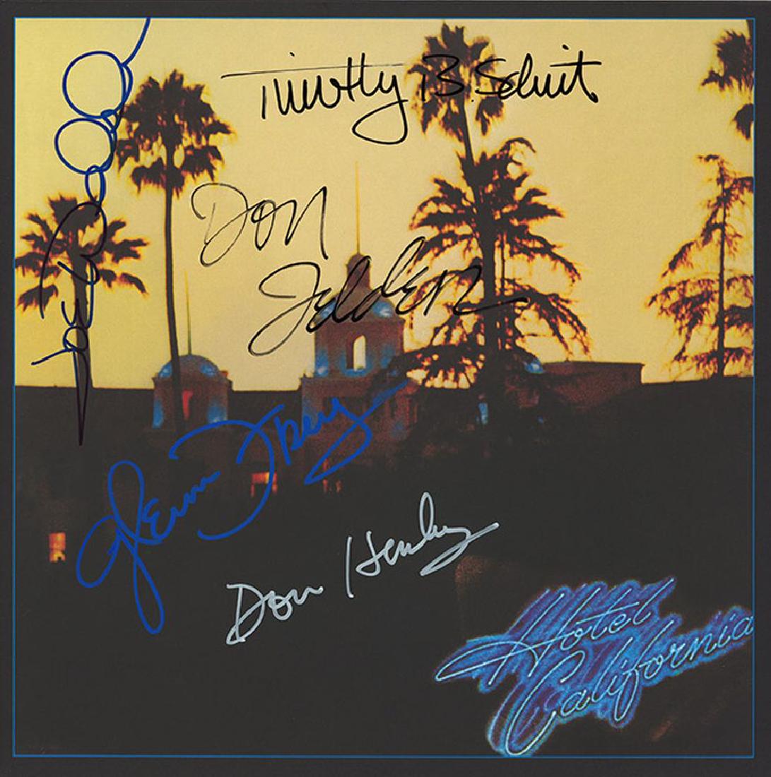 Eagles "Hotel California" Signed Album (1 of 1)