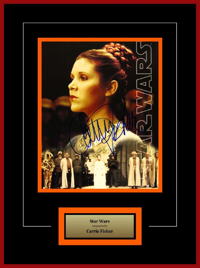 Carrie Fisher Signed Princess Leia Artist Series (1 of 1)