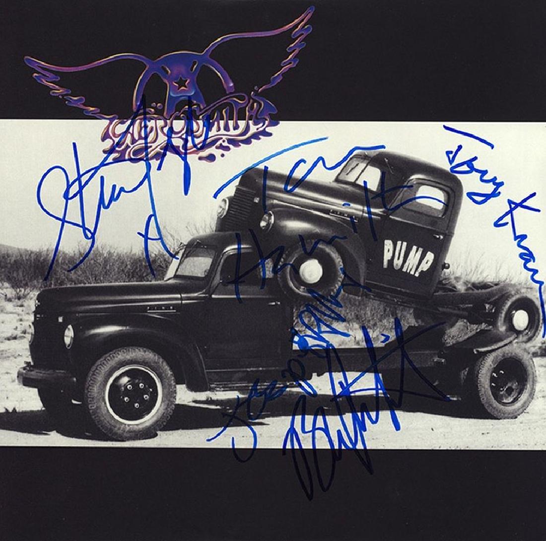 Aerosmith "Pump" Signed Album (1 of 1)