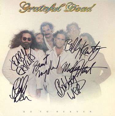 Grateful Dead Band Signed Go To Heaven Album Jan 30 19 High End Memorabilia In Ca