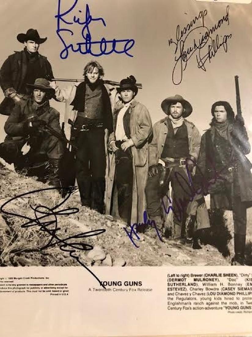 Young Guns Cast Signed Photo Feb 03 19 High End Memorabilia In Ca Young Guns Cast Signed Photo Feb 03 19 High End Memorabilia In Ca