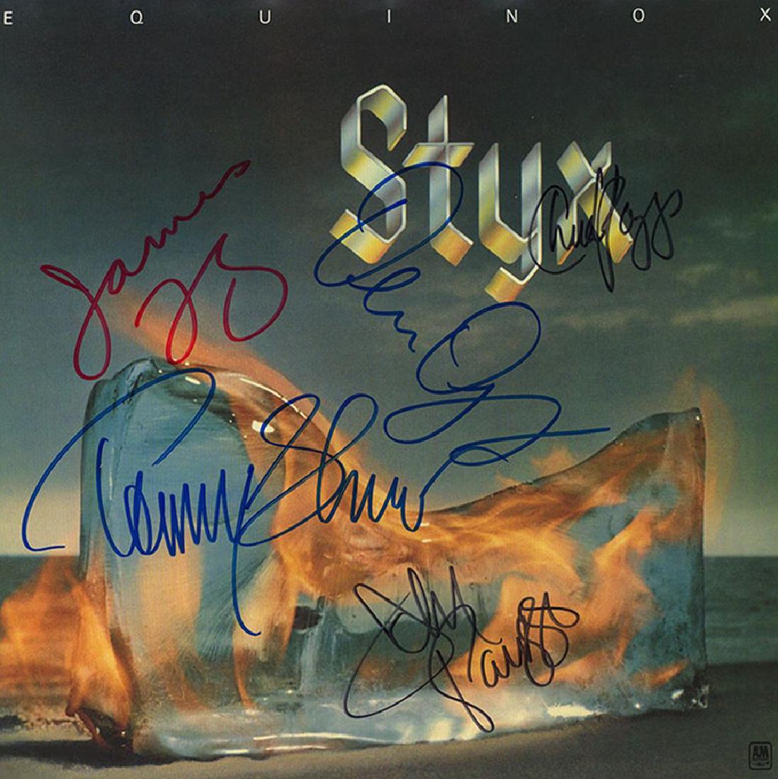 Styx Band Signed Equinox Album (1 of 1)