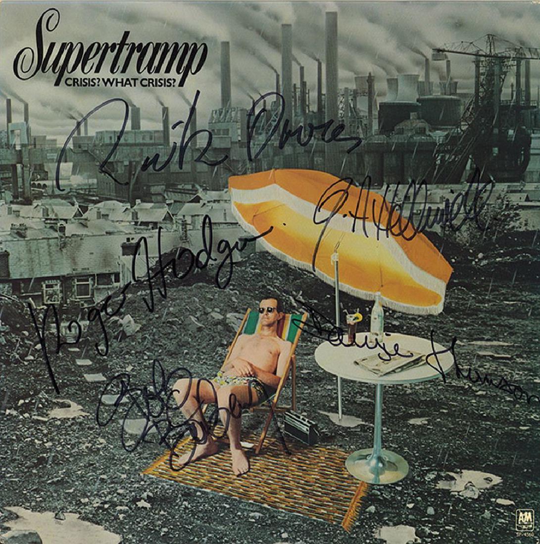 Supertramp Band Signed Crisis? What Crisis? Album (1 of 1)