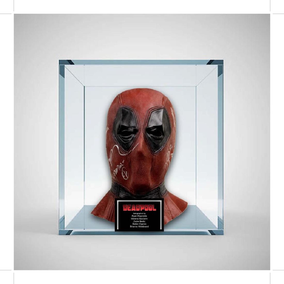 Deadpool Cast Signed Mask (1 of 1)
