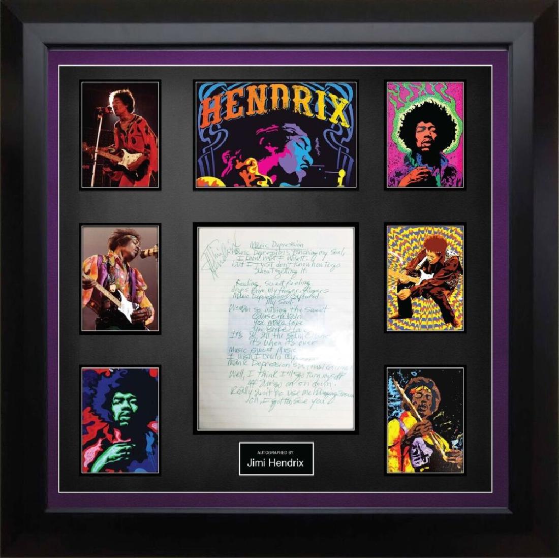 Jimi Hendrix Signed and Handwritten Manic Depression (1 of 1)