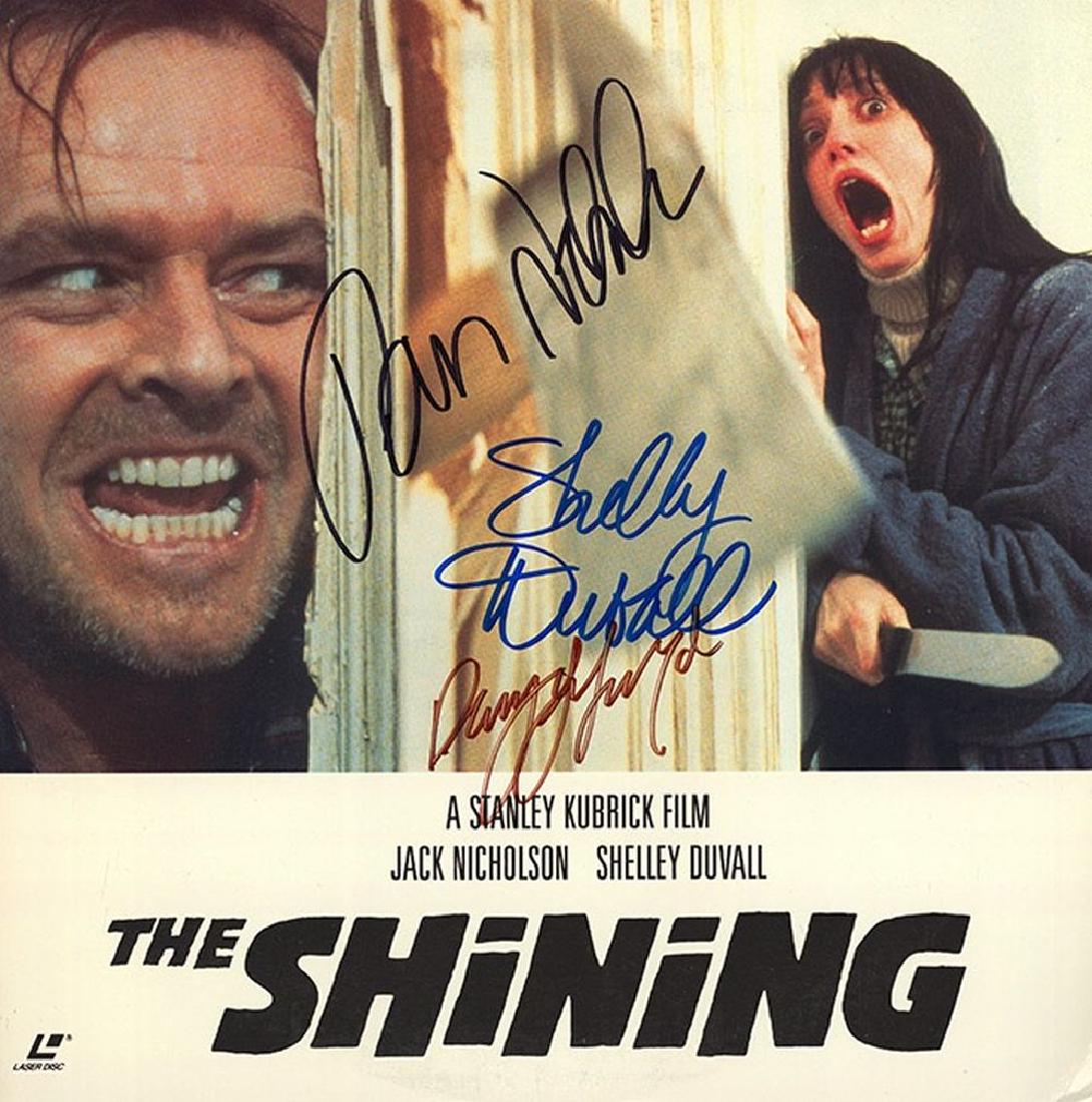The Shining Signed Laserdisc: Signed by Jack Nicholson, Shelley Duvall, and Danny Lloyd