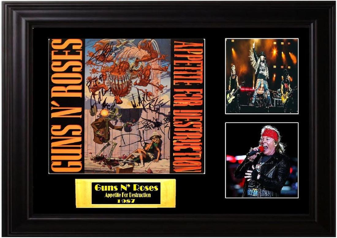 Guns N Roses Signed Original Appetite for Destruction (1 of 1)