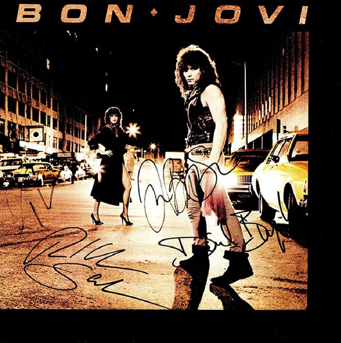 Bon Jovi Band Signed Bon Jovi Self Titled Album (1 of 1)
