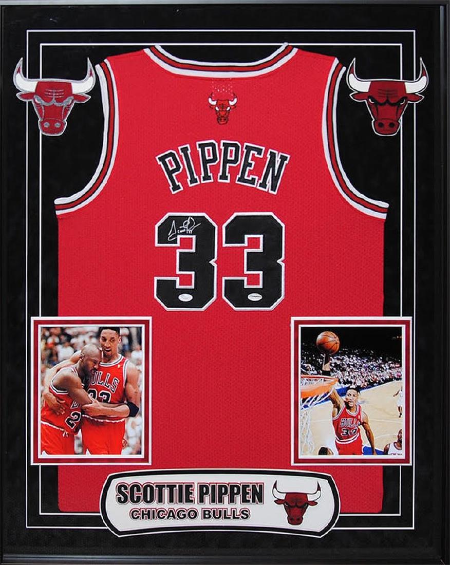 scottie pippen signed jersey