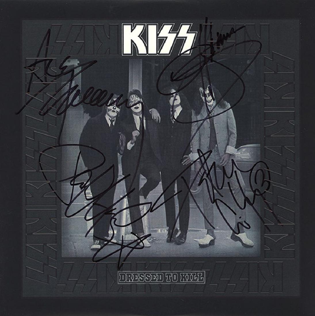 Kiss Band Signed Dressed To Kill Album