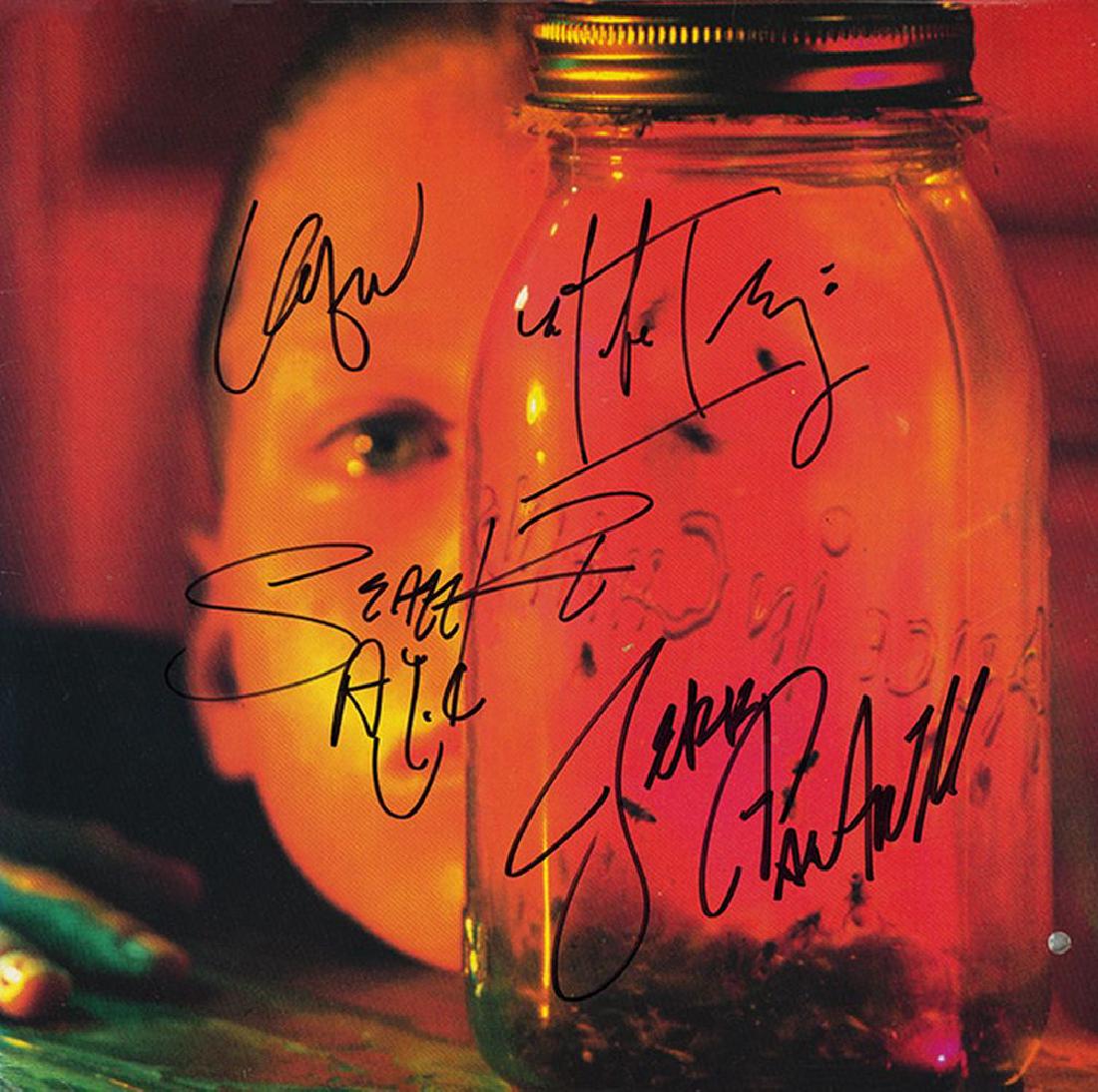 Alice and Chains Jar Of Flies & Sap Album: Signed by Layne Staley, Jerry Cantrell, Sean Kinney, and Mike Inez