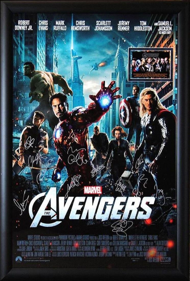 Avengers Signed Movie Poster (1 of 1)