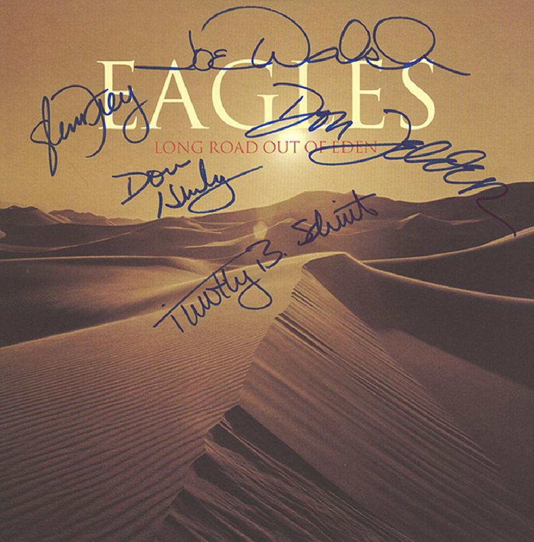 The Eagles Band Signed Long Road Out Of Eden Album