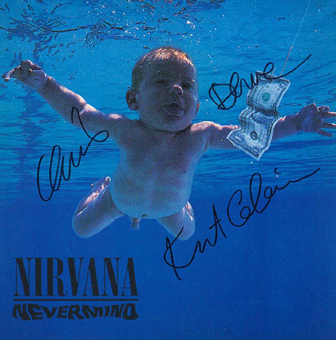 Nirvana Band Signed Nevermind Album
