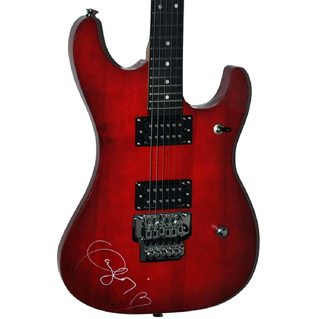 Taylor Swift Signed Dark Red Guitar Feb 14 2019 High