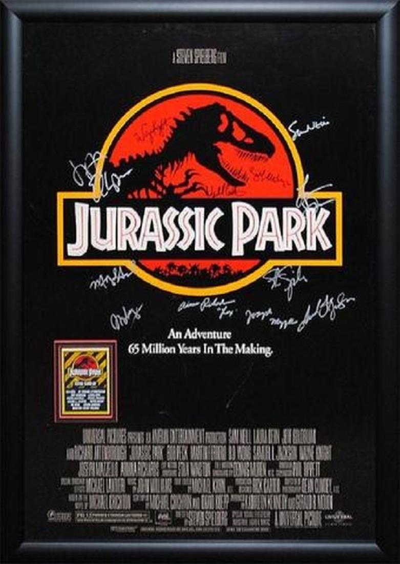Jurassic Park - Signed Movie Poster (1 of 1)