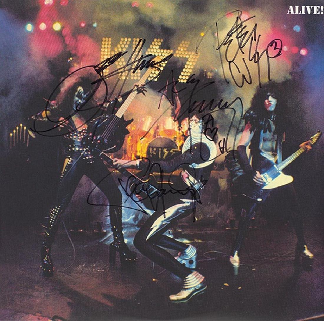 Kiss Signed "Alive!" Album (1 of 1)