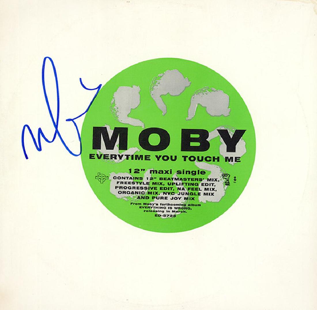 Moby Signed Every Time You Touch Me Album: Signed by Moby