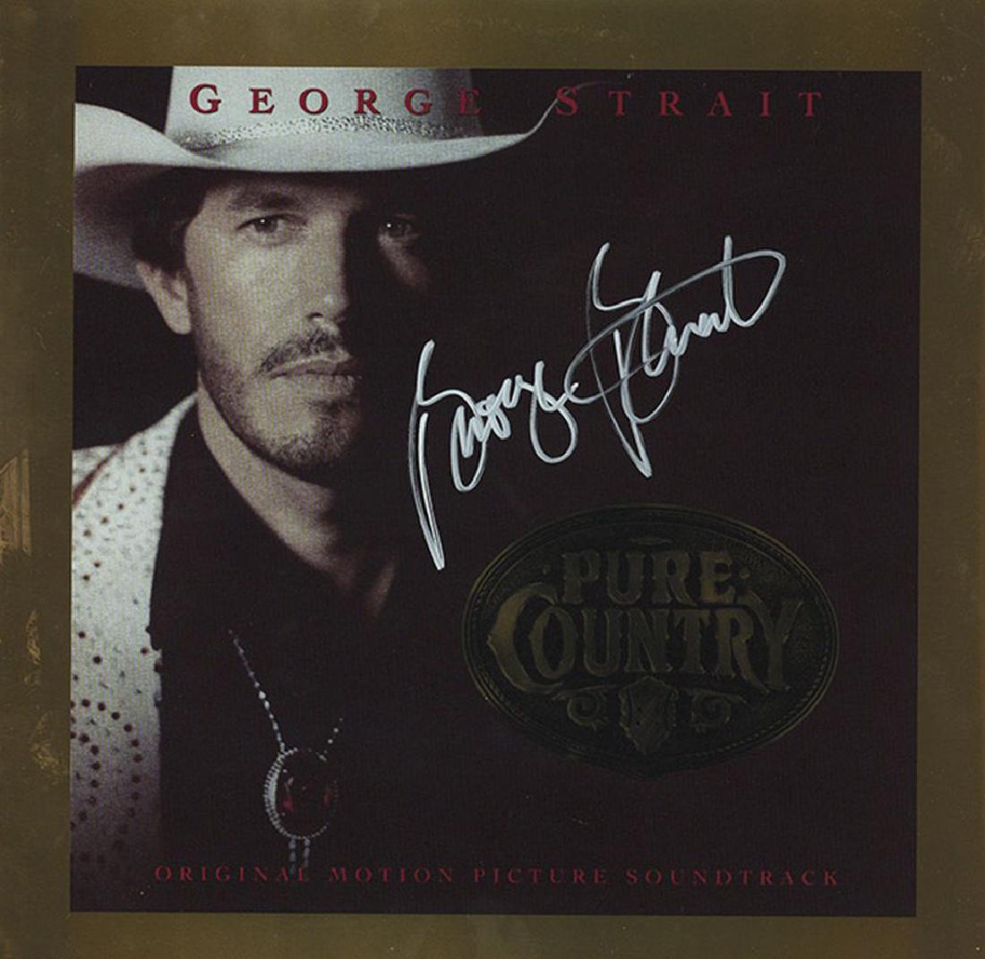 George Strait "Pure Country" Signed Album (1 of 1)