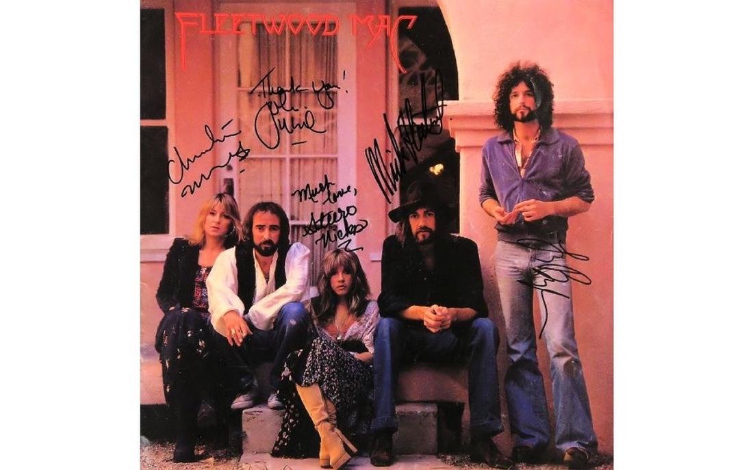 Fleetwood Mac Signed Tour Book: Signed by Much Love Stevie Nicks, Mick Fleetwoood, Christie McVie, Thank You John McVie & Lindsey Buckingham