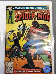 Stan Lee Marvel Signed & Framed 24x36 Amazing Fantasy Spider