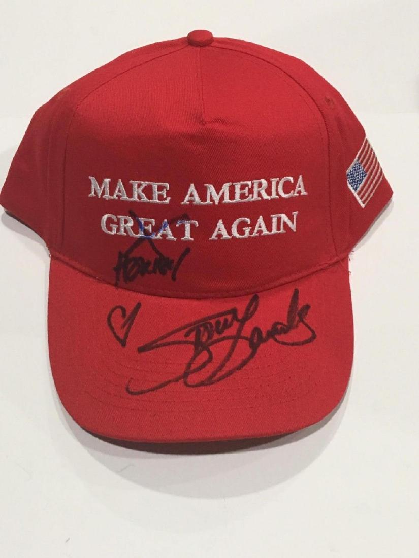 Stormy Daniels Signed Make America Horny Again Hat: Signed "Make America Great Again" hat made to read "Make America Horny Again" by Stormy Daniels